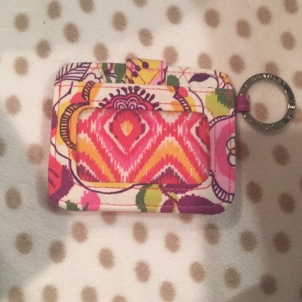 Vera Bradley lanyard wallet